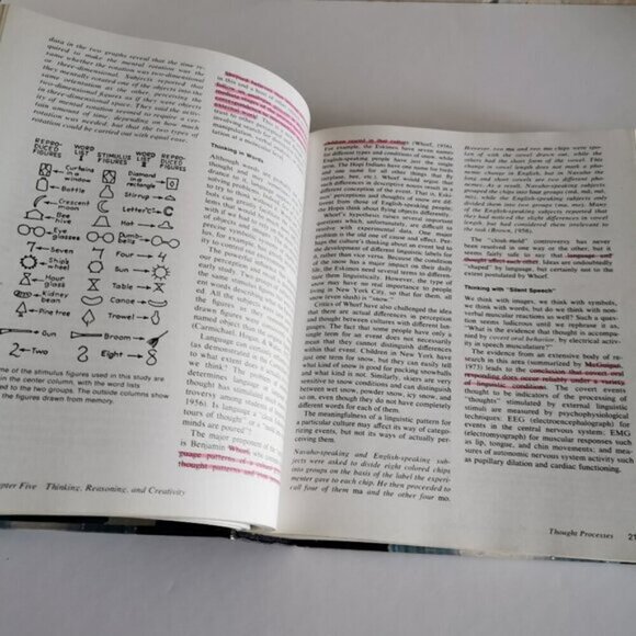 1975 Psychology and Life Textbook Vintage HIGHLIGHTING 9th Ed Pathology Mental - Picture 9 of 11